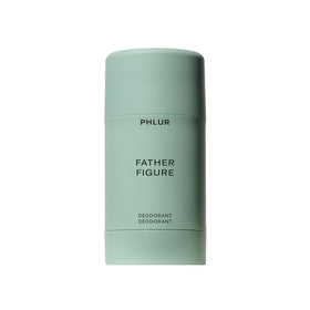 PHLUR Father Figure Natural Deodorant front view with packaging
