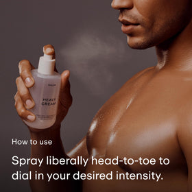 PHLUR Heavy Cream Body Mist bottle close-up