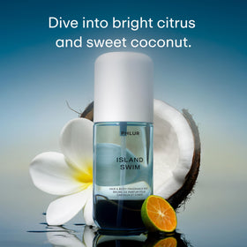 PHLUR Island Swim Body Mist 3 Fl Oz back view