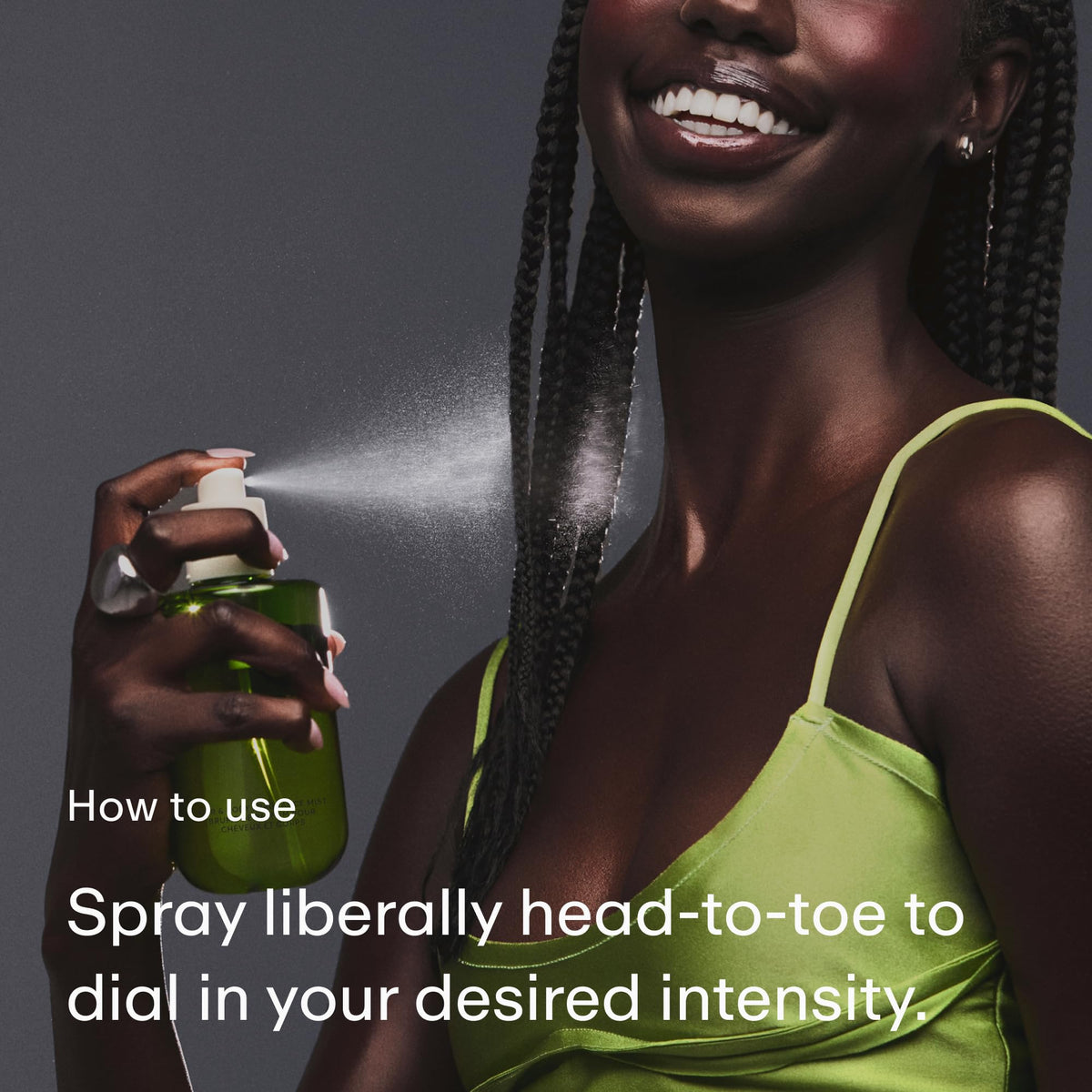 PHLUR Mrs. Smith Body Mist in a lifestyle setting