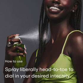 PHLUR Mrs. Smith Body Mist in a lifestyle setting