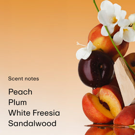 PHLUR Peach Skin Body Mist with peach and vanilla elements
