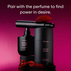 PHLUR Rose Whip Natural Deodorant close-up of ingredients