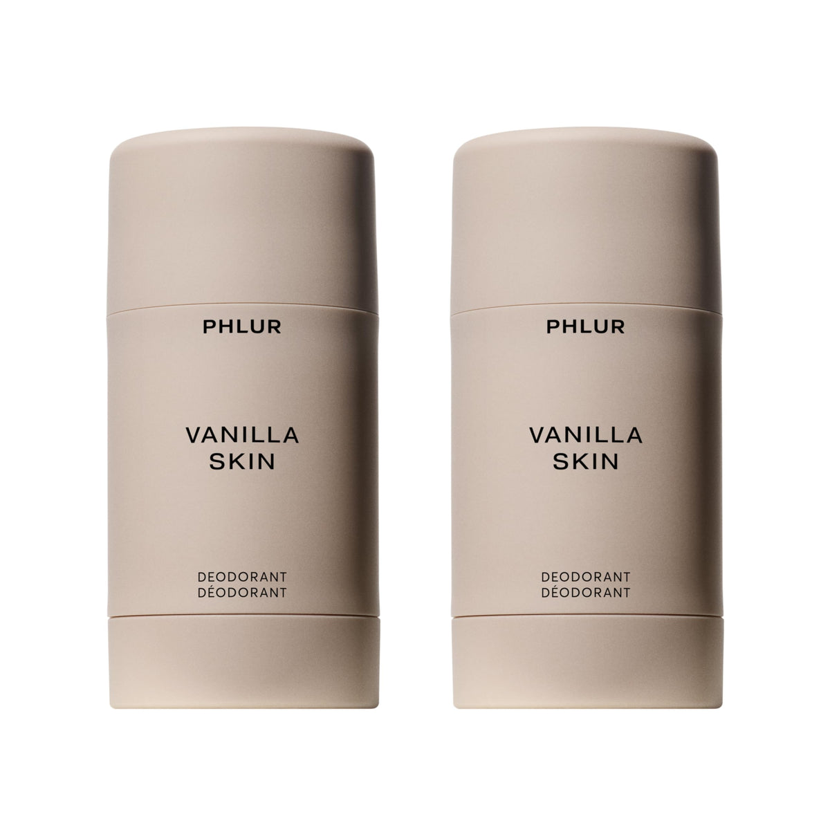PHLUR Vanilla Skin Natural Deodorant 2-Pack front view