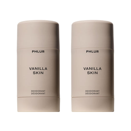 PHLUR Vanilla Skin Natural Deodorant 2-Pack front view