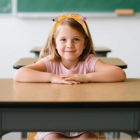 phnydreg Pencil Hair Bow Set displayed on a table