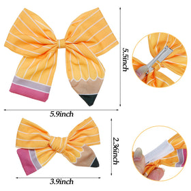 phnydreg small pencil bow clips measuring 3.9x2.36 inches