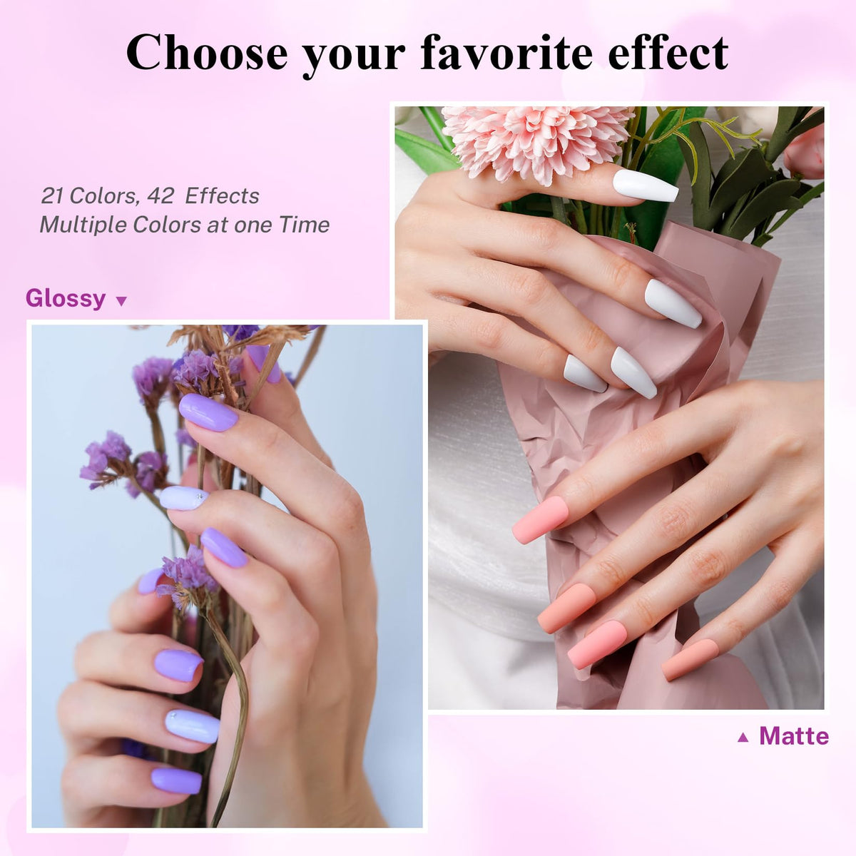 Phoenixy gel nail polish set packaging front view