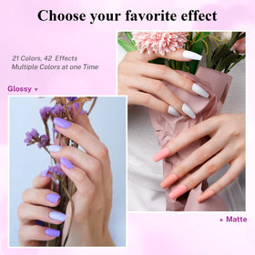 Phoenixy gel nail polish set packaging front view