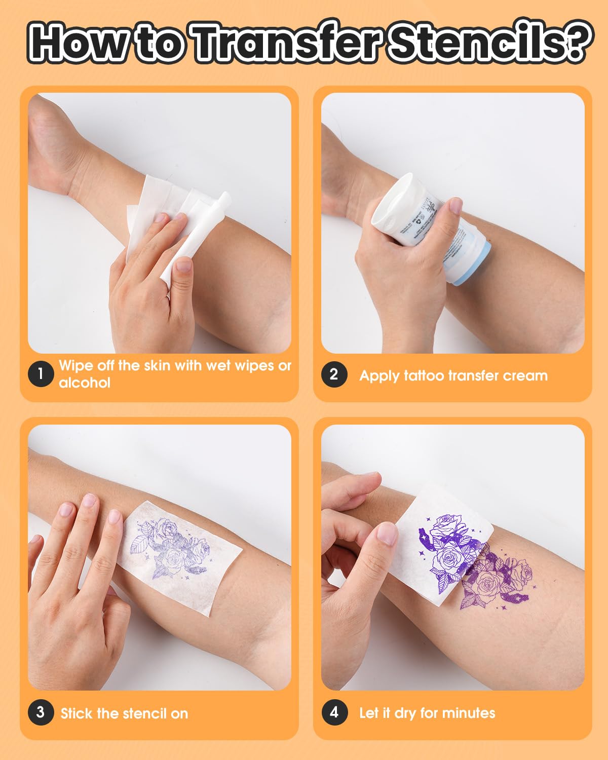 Phomemo M08F in use by a tattoo artist