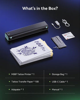 Phomemo M08F Tattoo Printer packaging