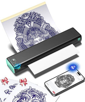 Phomemo M08F Tattoo Stencil Printer front view