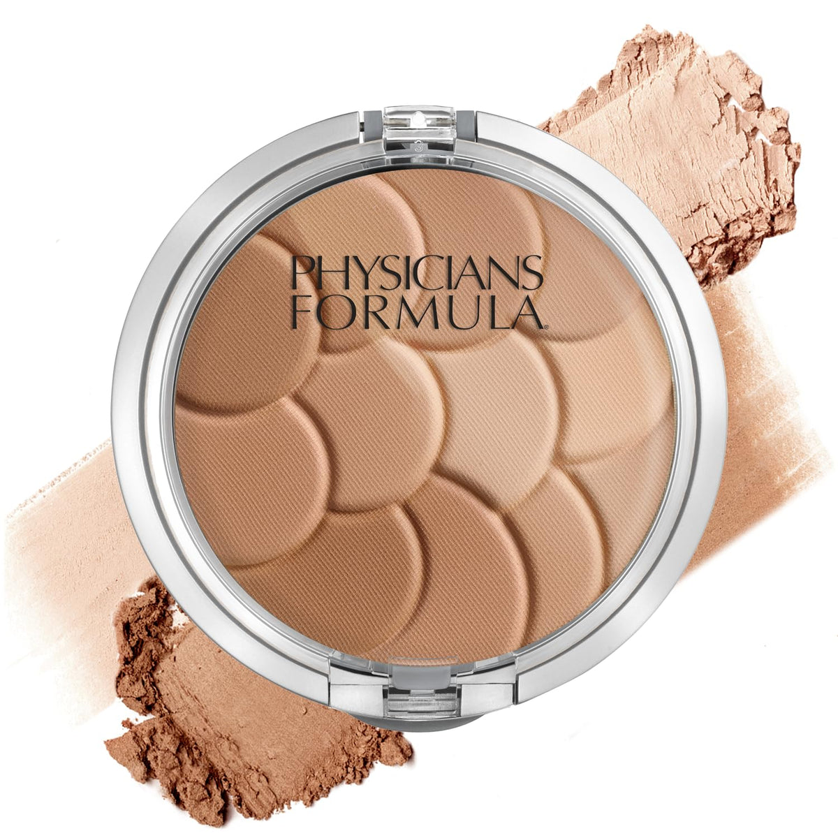 Physicians Formula Magic Mosaic Bronzer palette front view with multi-coloured shades