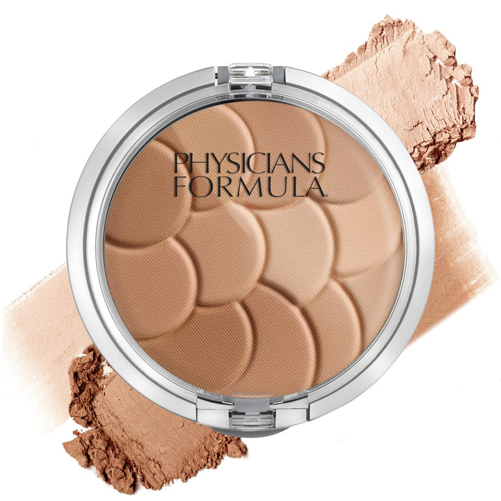 Physicians Formula Magic Mosaic Bronzer palette front view with multi-coloured shades