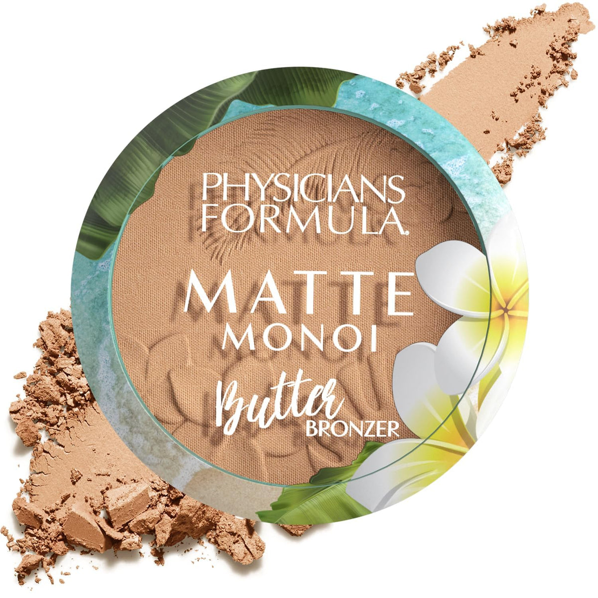 Physicians Formula Matte Monoi Butter Bronzer front view with packaging
