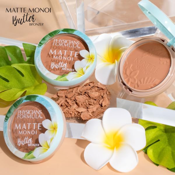 Physicians Formula Matte Monoi Butter Bronzer with makeup brush