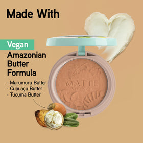 Physicians Formula Matte Monoi Butter Bronzer with makeup brush