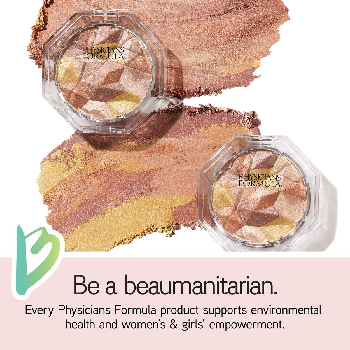 Physicians Formula Mineral Wear Diamond Dust Luminous Bronzer with brush