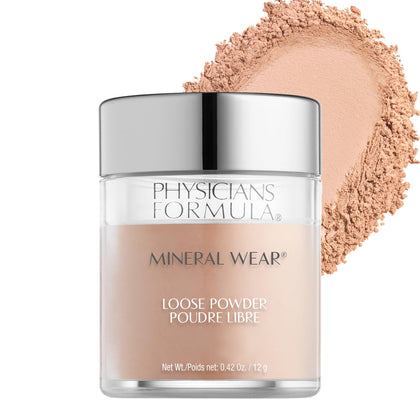 Physicians Formula Mineral Wear Loose Powder front view with packaging