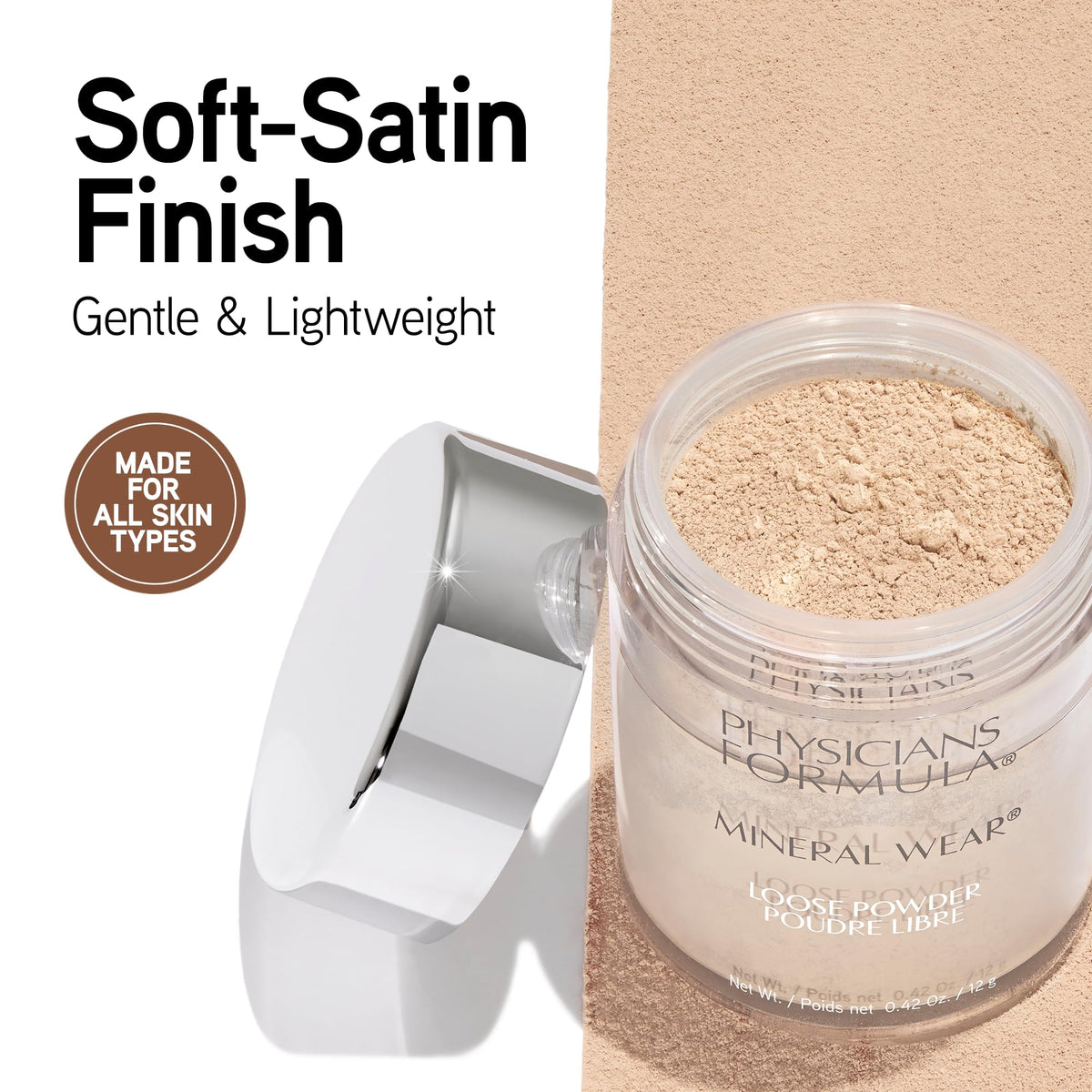 Physicians Formula Mineral Wear Loose Powder with air-cushion blender sponge