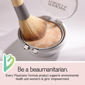 Physicians Formula Mineral Wear Talc-Free Face Powder applied on skin