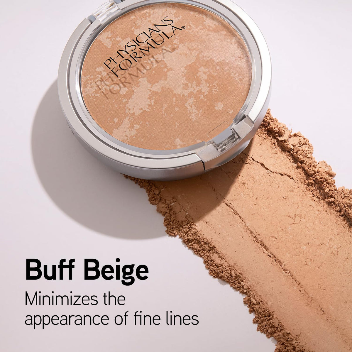 Physicians Formula Mineral Wear Talc-Free Face Powder on a makeup vanity