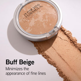Physicians Formula Mineral Wear Talc-Free Face Powder on a makeup vanity