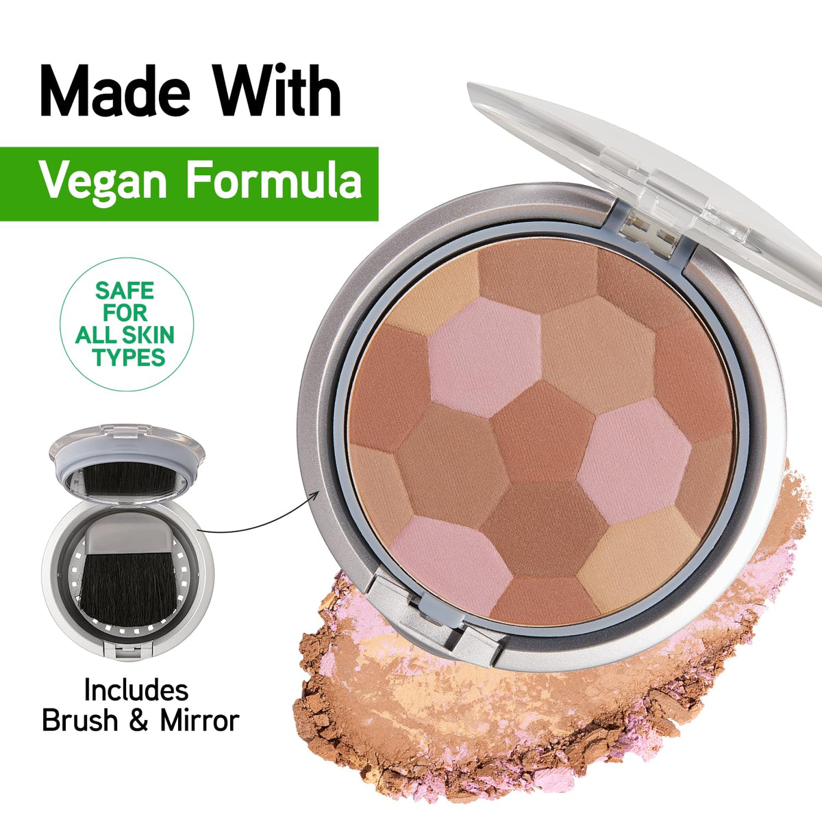 Physicians Formula Multi-Coloured Bronzer applied on skin