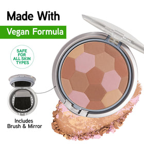 Physicians Formula Multi-Coloured Bronzer applied on skin