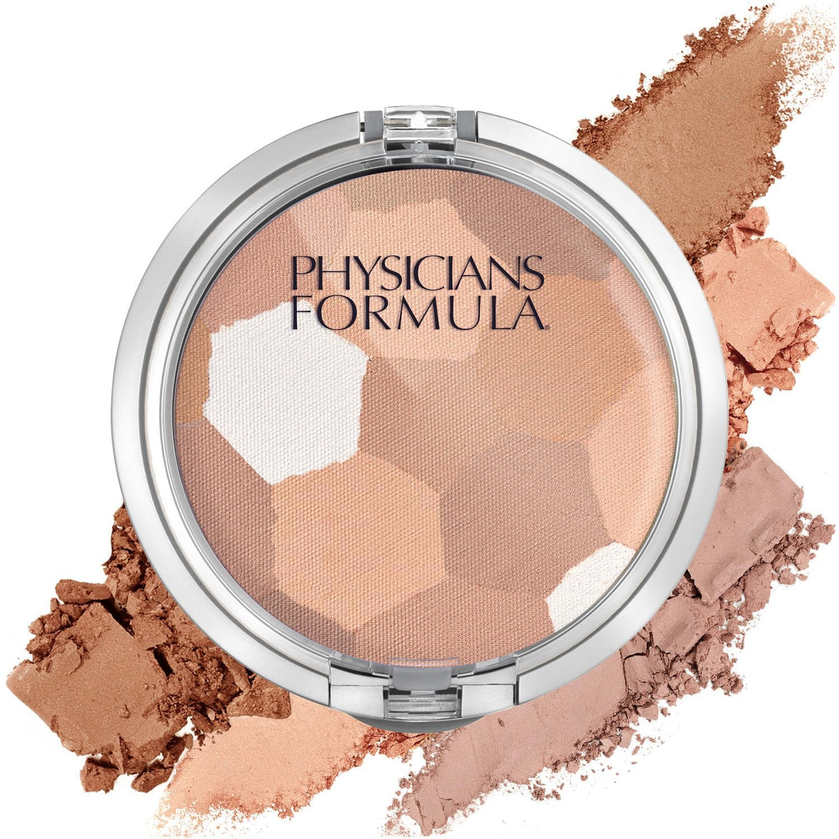 Physicians Formula Setting Powder Palette front view with multiple shades