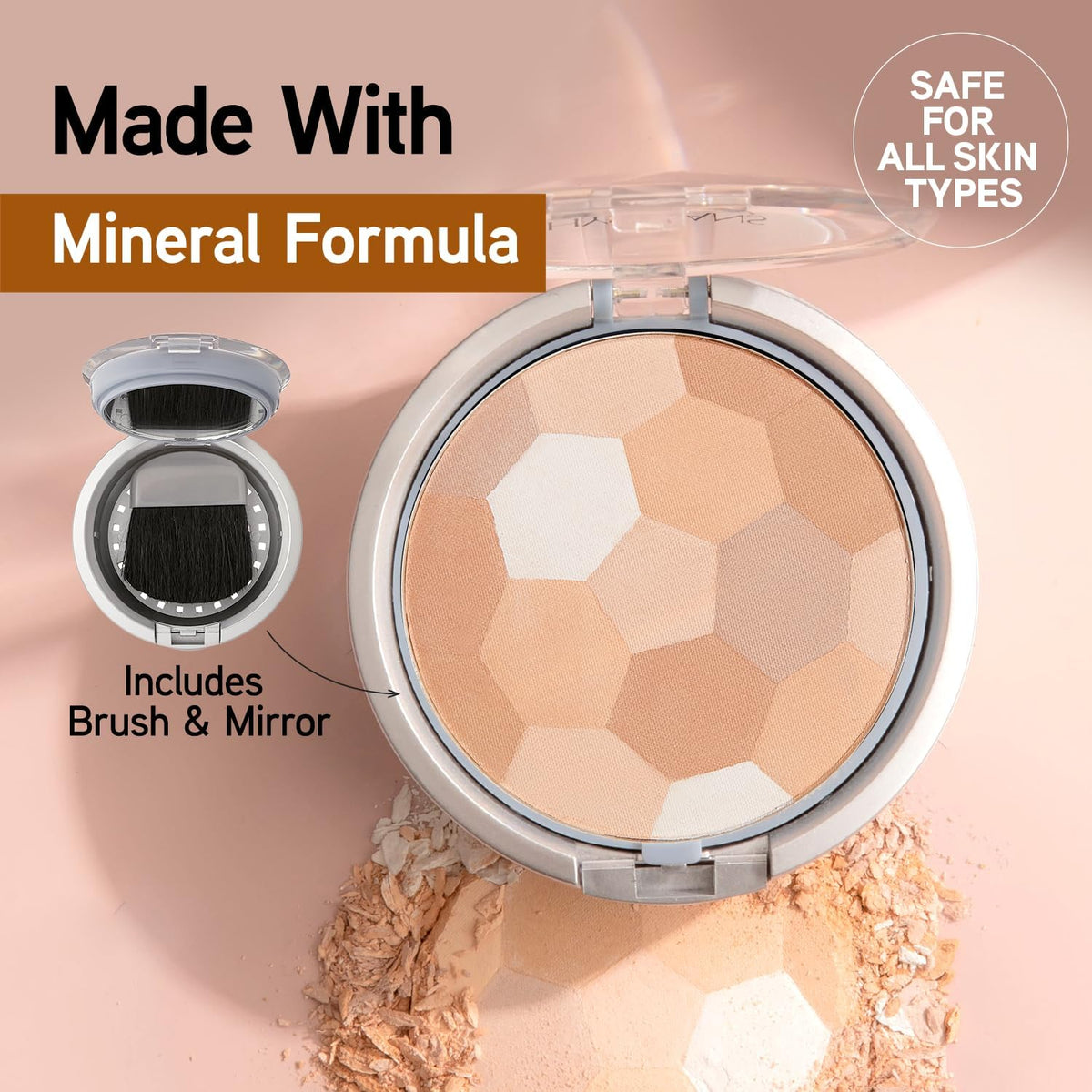 Physicians Formula Setting Powder Palette open showing pressed powder