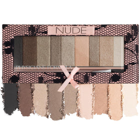 Physicians Formula Shimmer Strips Eyeshadow Palette front view with 9 nude shades
