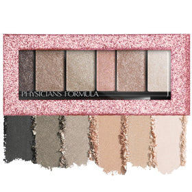 Physicians Formula Shimmer Strips Eyeshadow Palette front view with six shades