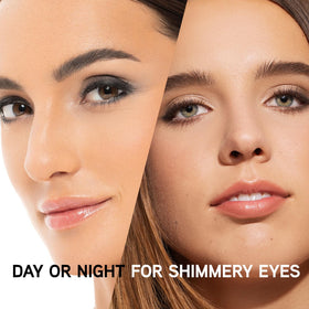 Physicians Formula Shimmer Strips eyeshadow swatches on skin