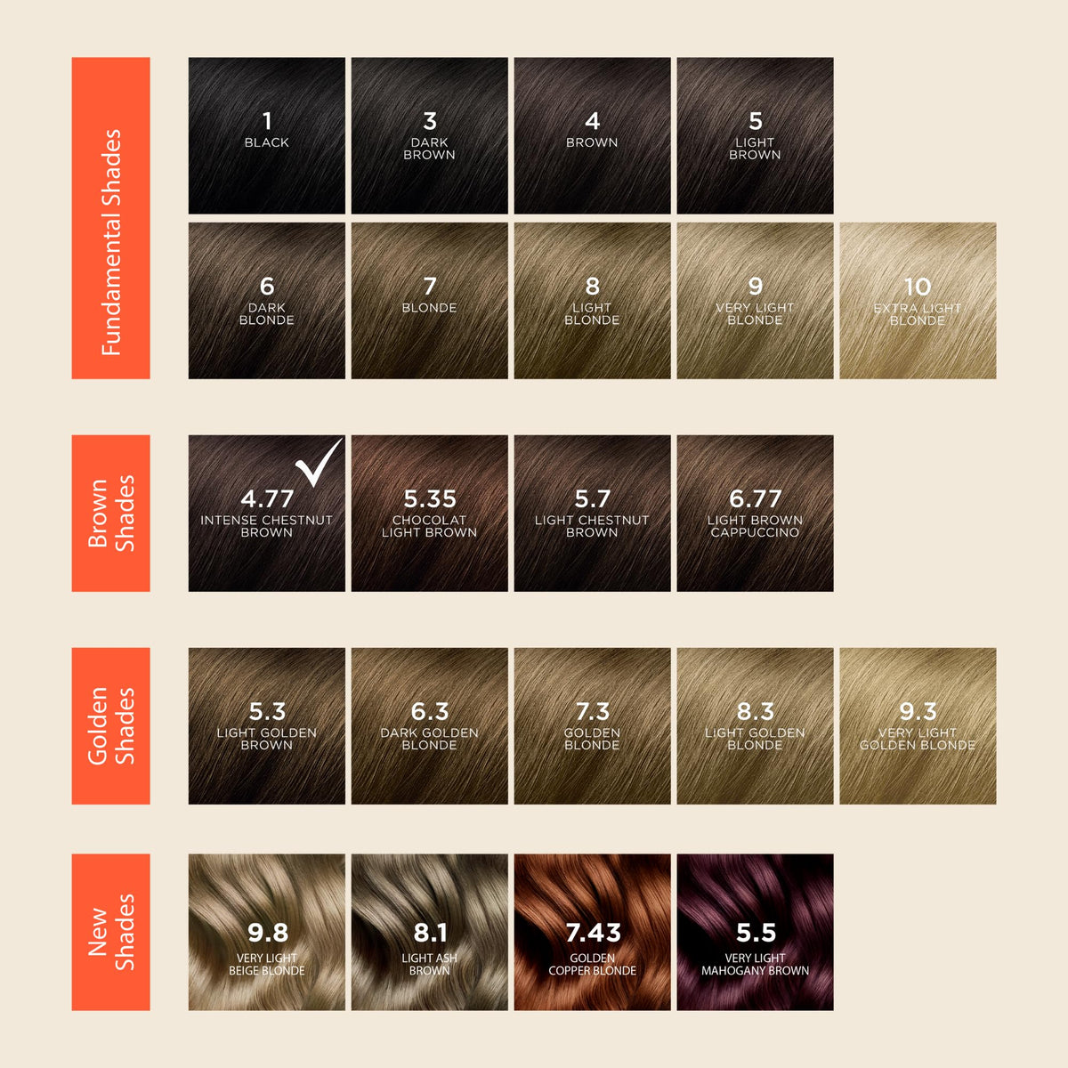 PHYTO Phytocolor 4.77 Intense Chestnut Brown hair color developer bottle