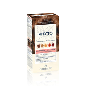 PHYTO Phytocolor Permanent Hair Color 5.3 Light Golden Brown packaging front view