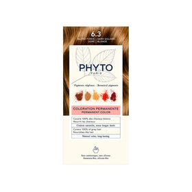 PHYTO Phytocolor Permanent Hair Color 6.3 Dark Golden Blonde packaging front view