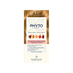 PHYTO Phytocolor Permanent Hair Color 8.3 Light Golden Blonde packaging front view