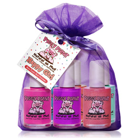 Piggy Paint Girls Nail Polish Set - 6 full-size bottles