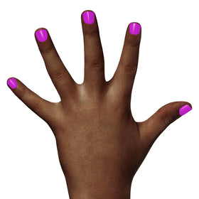 Piggy Paint Groovy Grape 15ml nail polish applied on child's nails