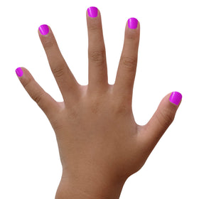 Piggy Paint Groovy Grape 15ml nail polish brush close-up