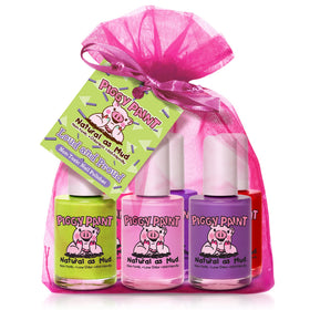 Piggy Paint Nail Polish 6-Colour Set front view with assorted shades