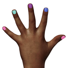 Piggy Paint nail polish application on child's nails
