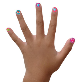 Piggy Paint nail polish bottles showing water-based formula