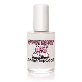 Piggy Paint Shine Topcoat 0.5 oz bottle front view