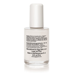 Piggy Paint Shine Topcoat with brush applicator