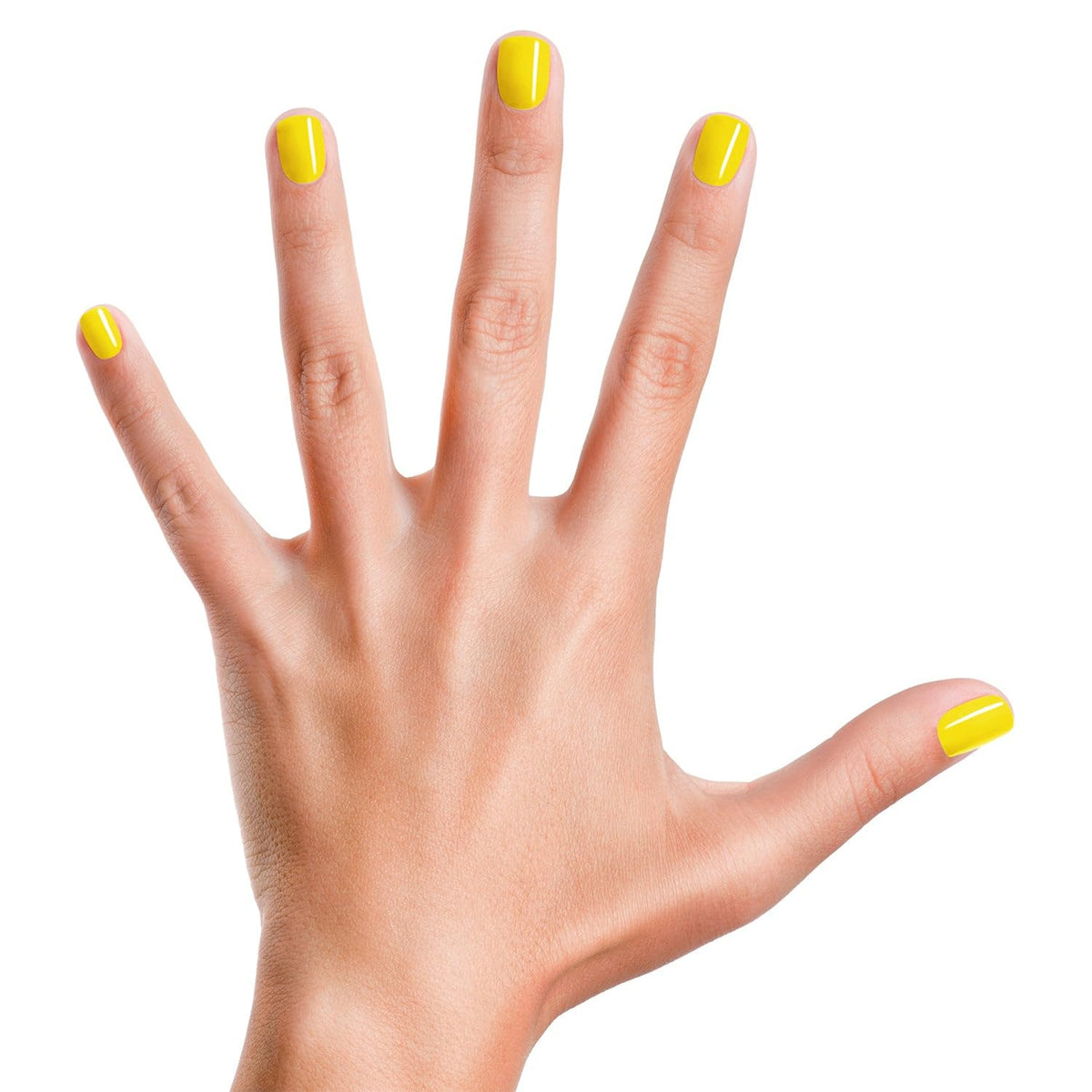 Piggy Paint Sunshine Yellow nail polish with brush open