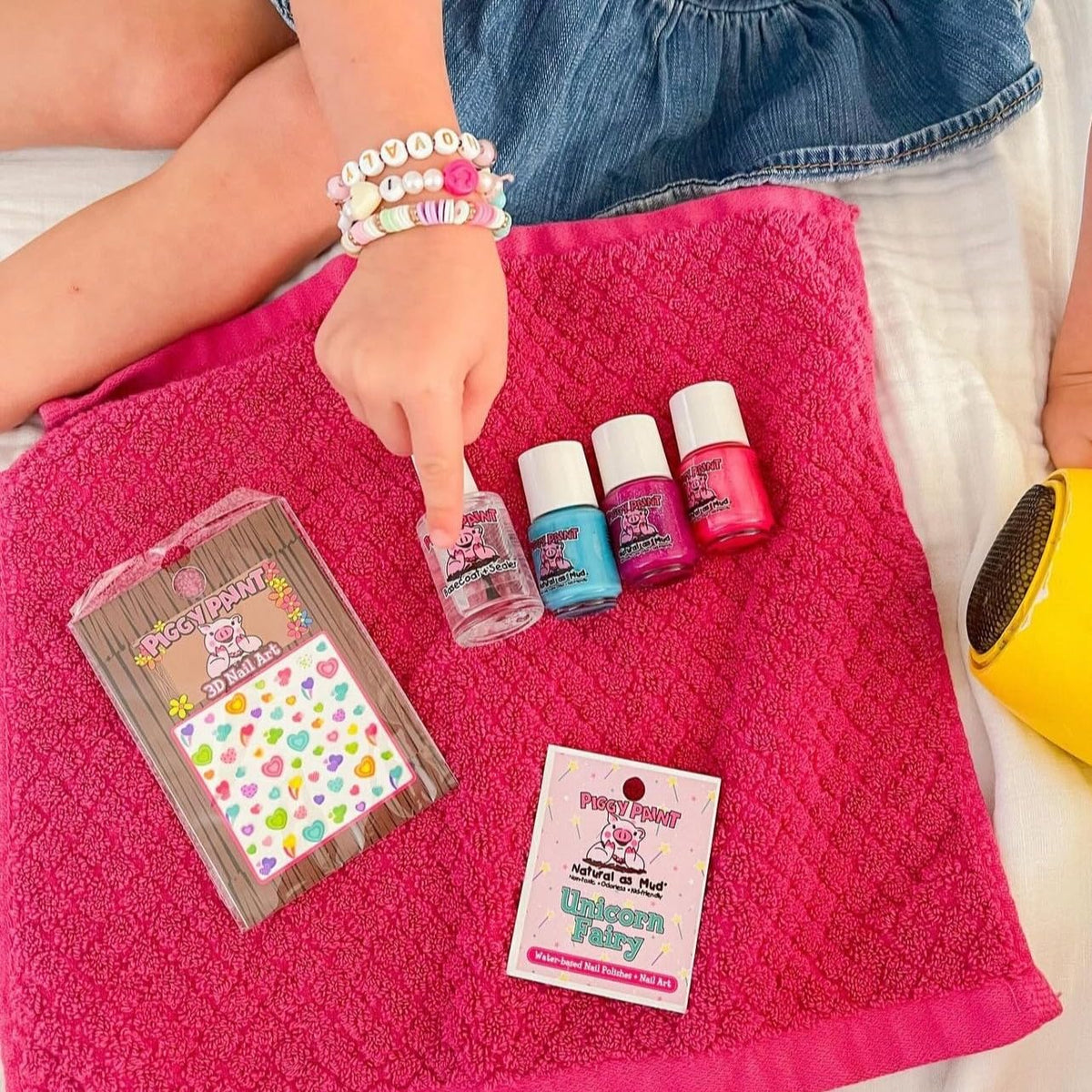 Piggy Paint Unicorn Fairy set packaging displayed