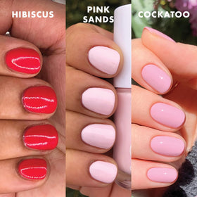 Pink Sands shade from Olive & June Long Lasting Nail Polish Set