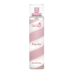 Pink Sugar Body Mist 8 Fl. Oz. front view with pink packaging